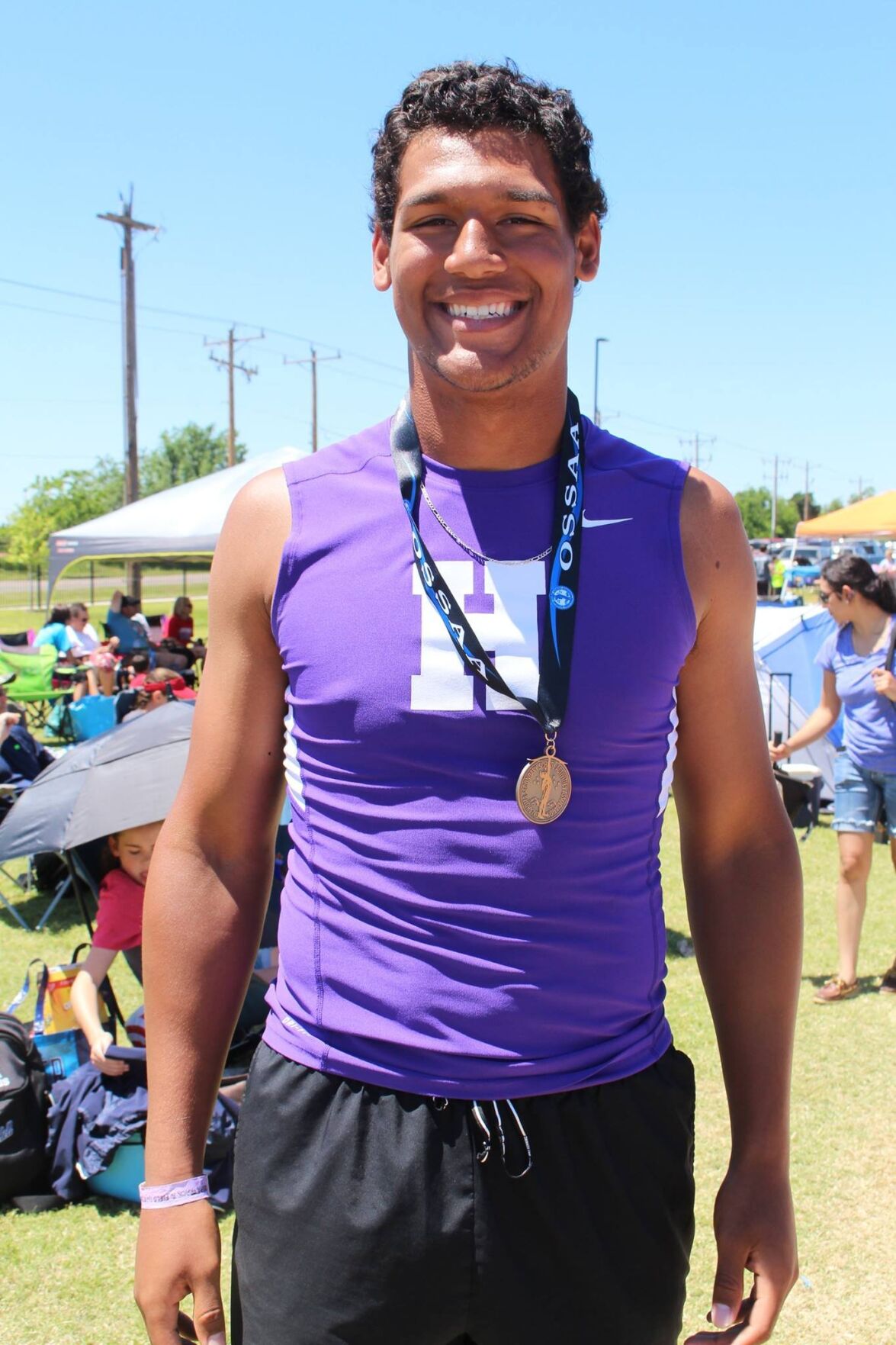 Track and field senior year